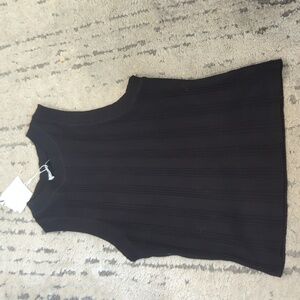 NWT Zara Ribbed sleeveless tank black